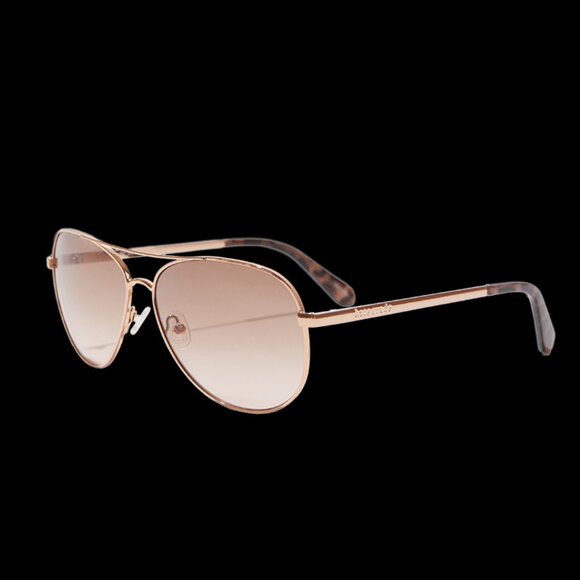 NEW!! Kate Spade Emmaline Rose Gold Aviator Sunglasses